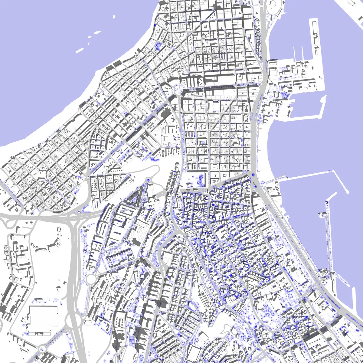 Las Palmas de Gran Canaria Lageplan (2,5 km)