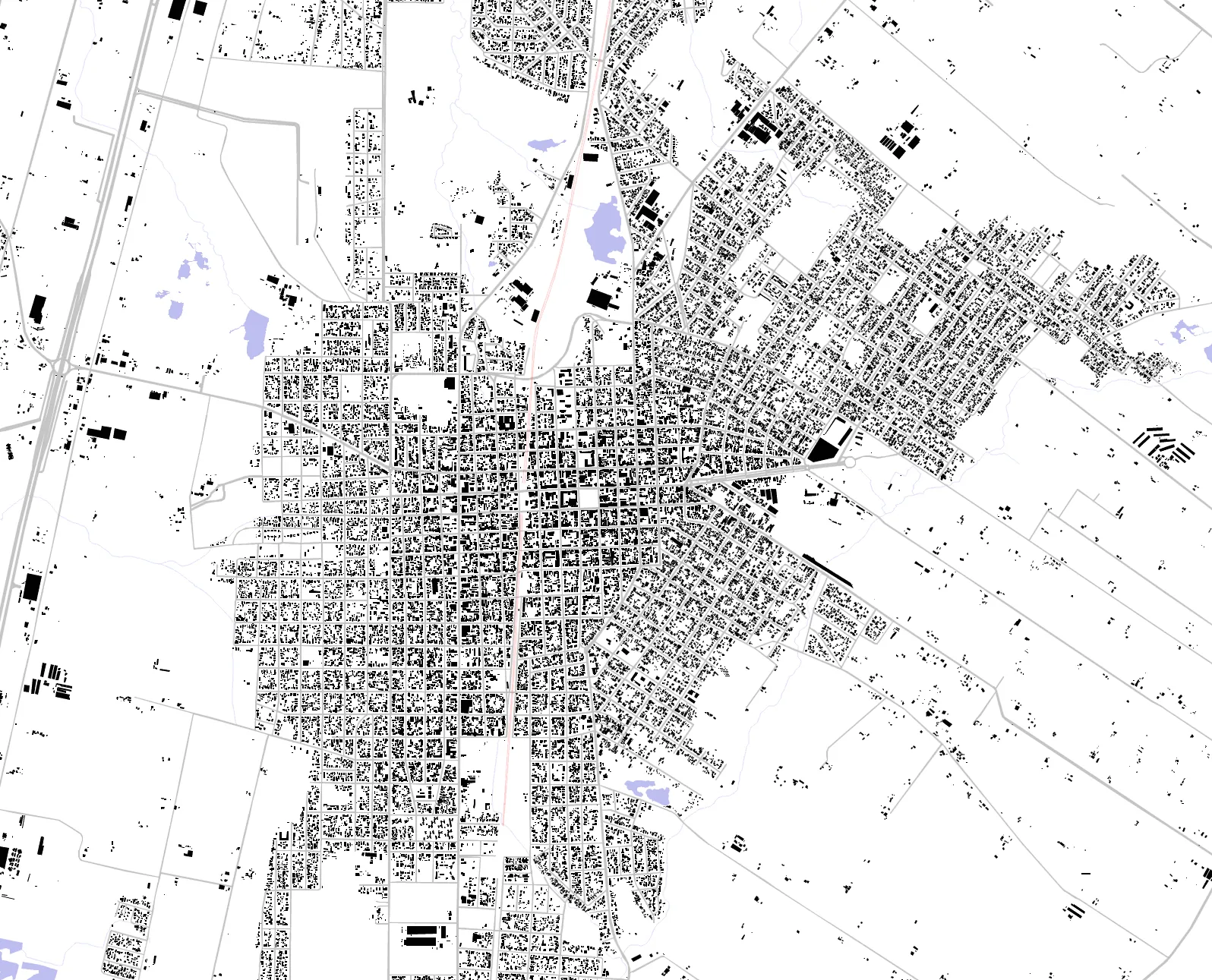 Las Piedras figure ground plan