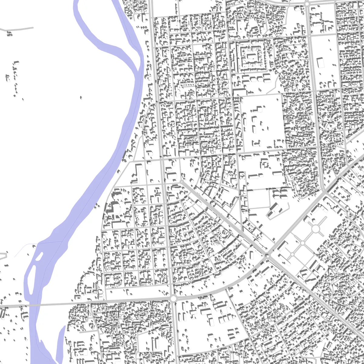 Lashkar Gah site plan (2.5 km)