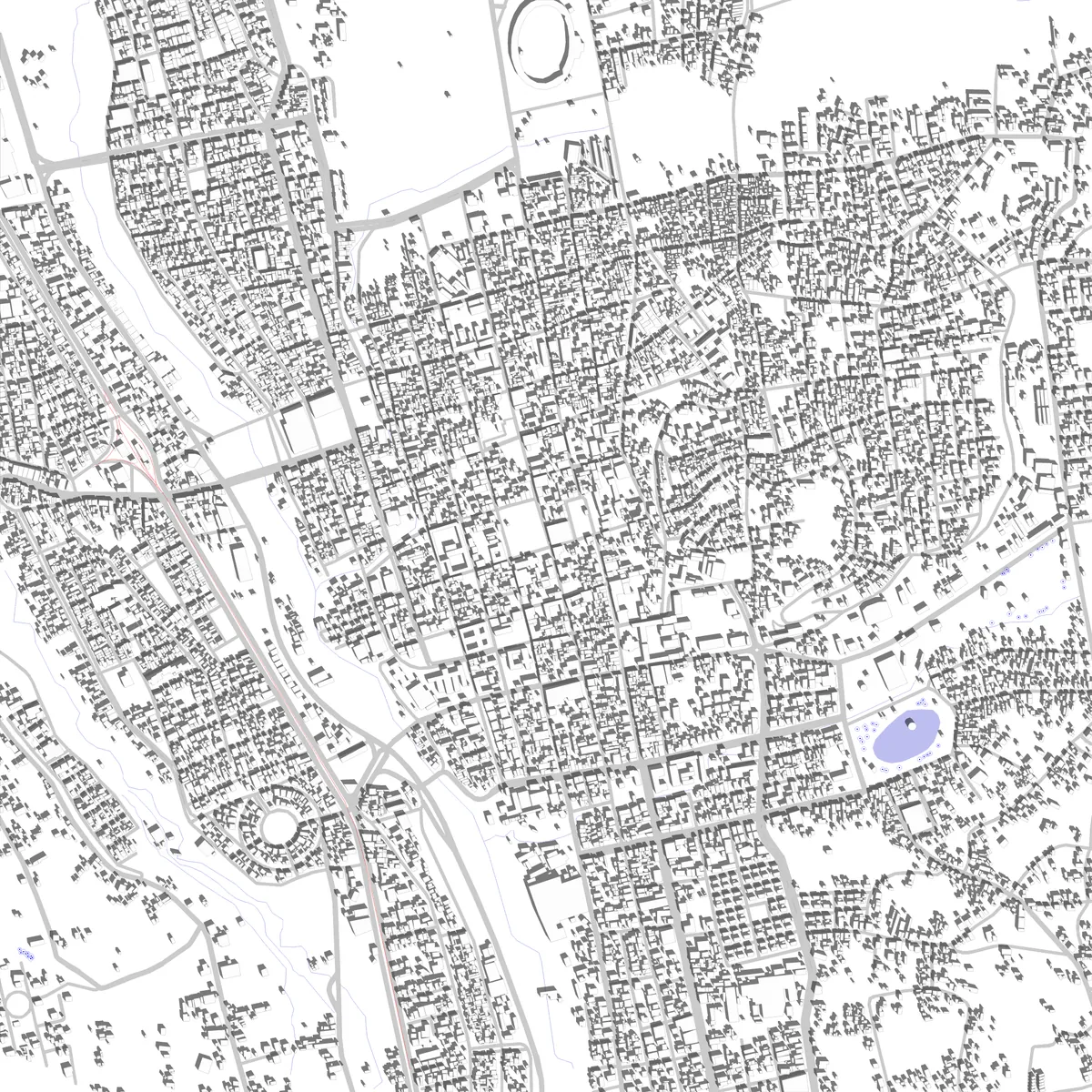 Latacunga site plan (2.5 km)