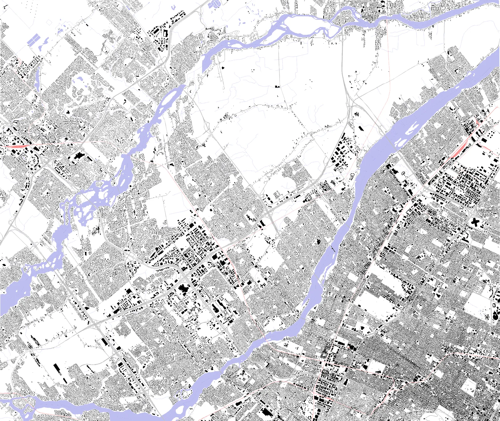 Laval figure ground plan