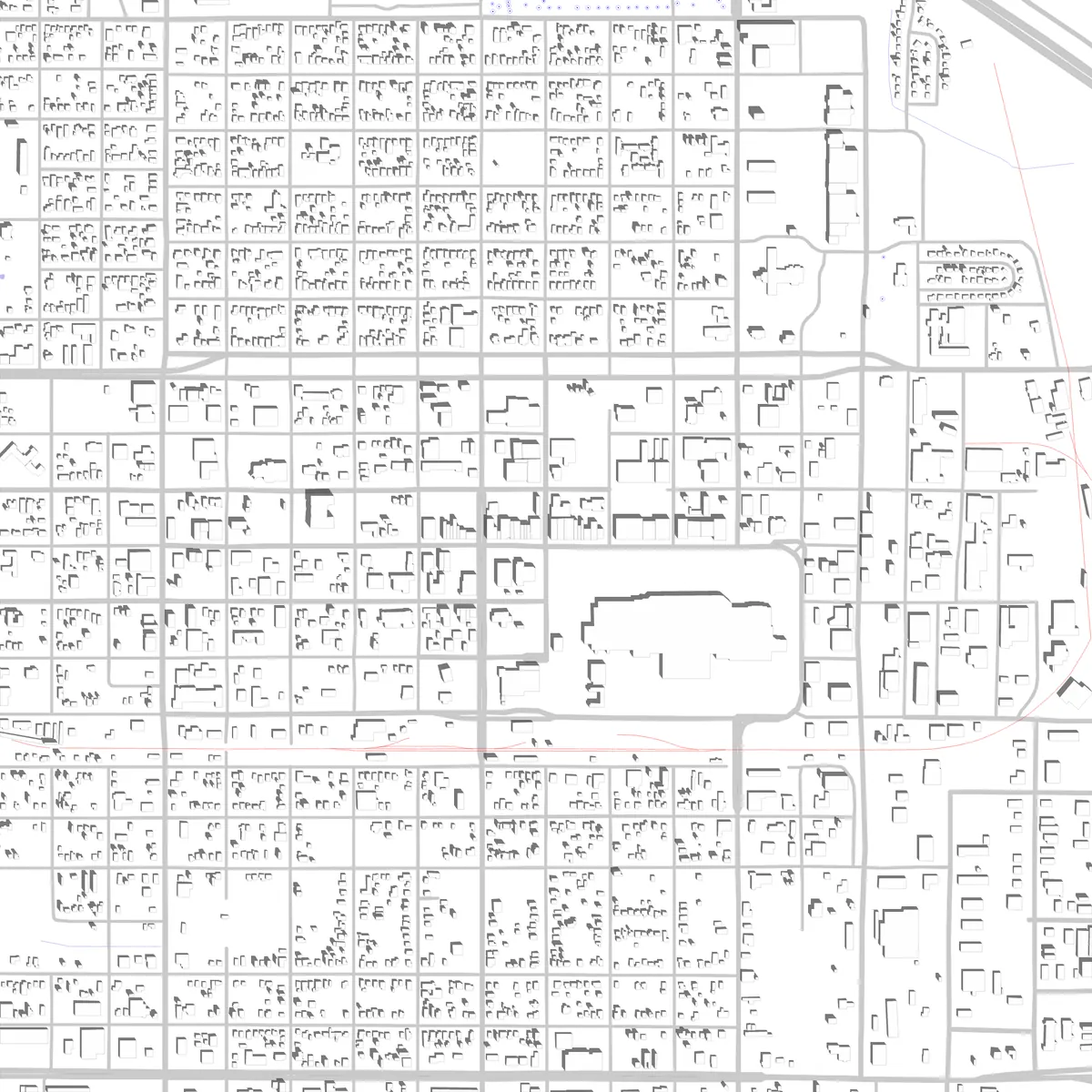 Lawton Lageplan (2,5 km)