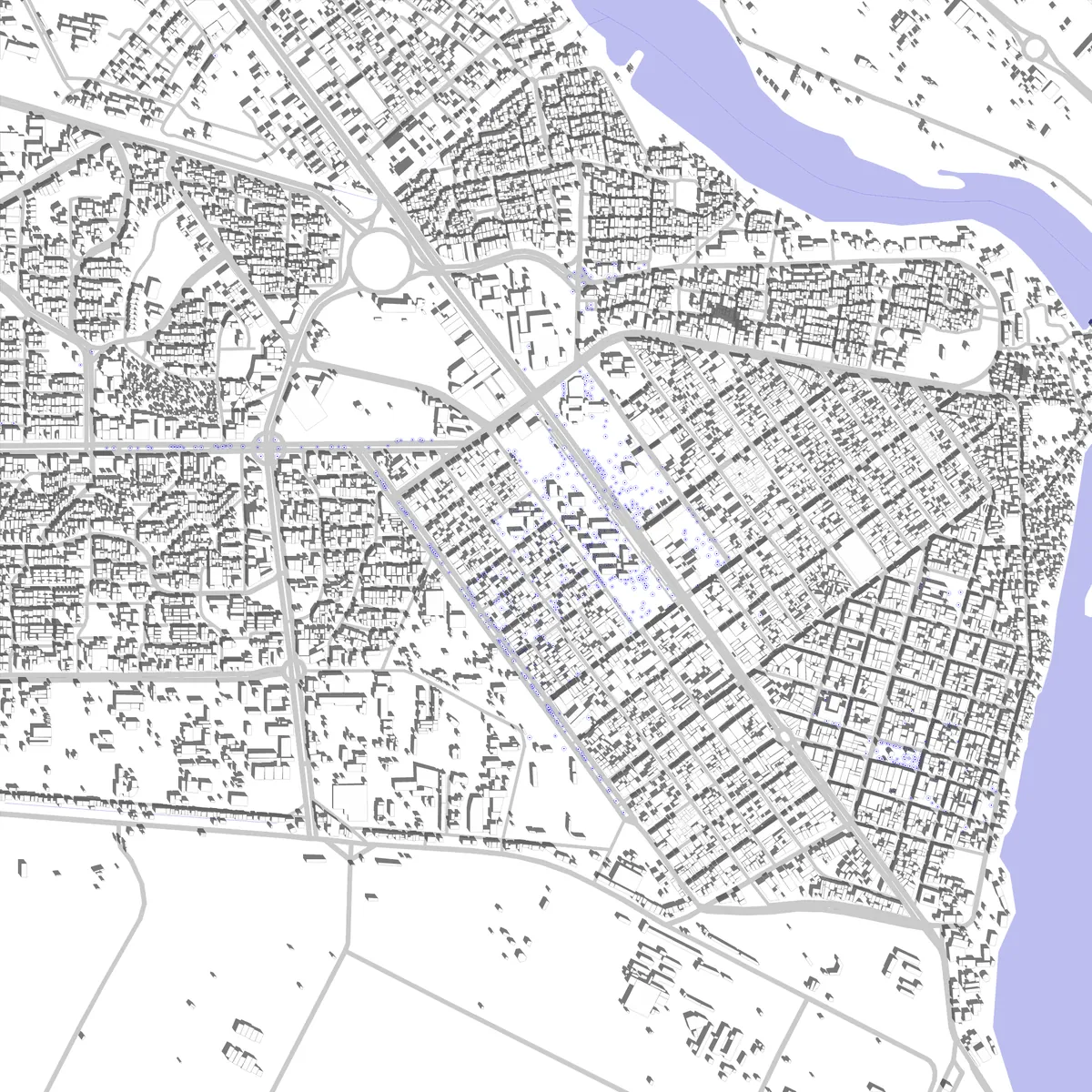 Lázaro Cárdenas site plan (2.5 km)