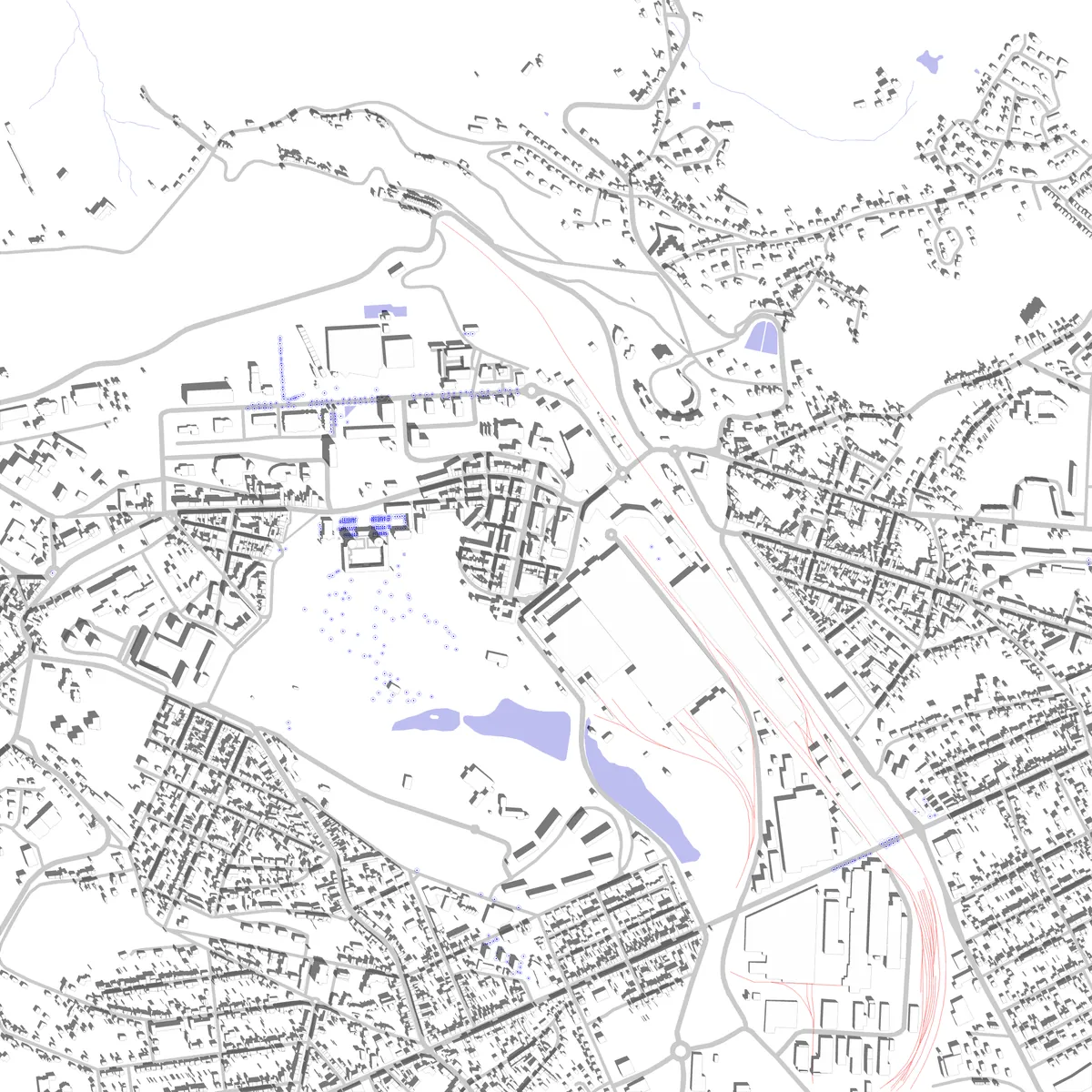 Le Creusot Lageplan (2,5 km)