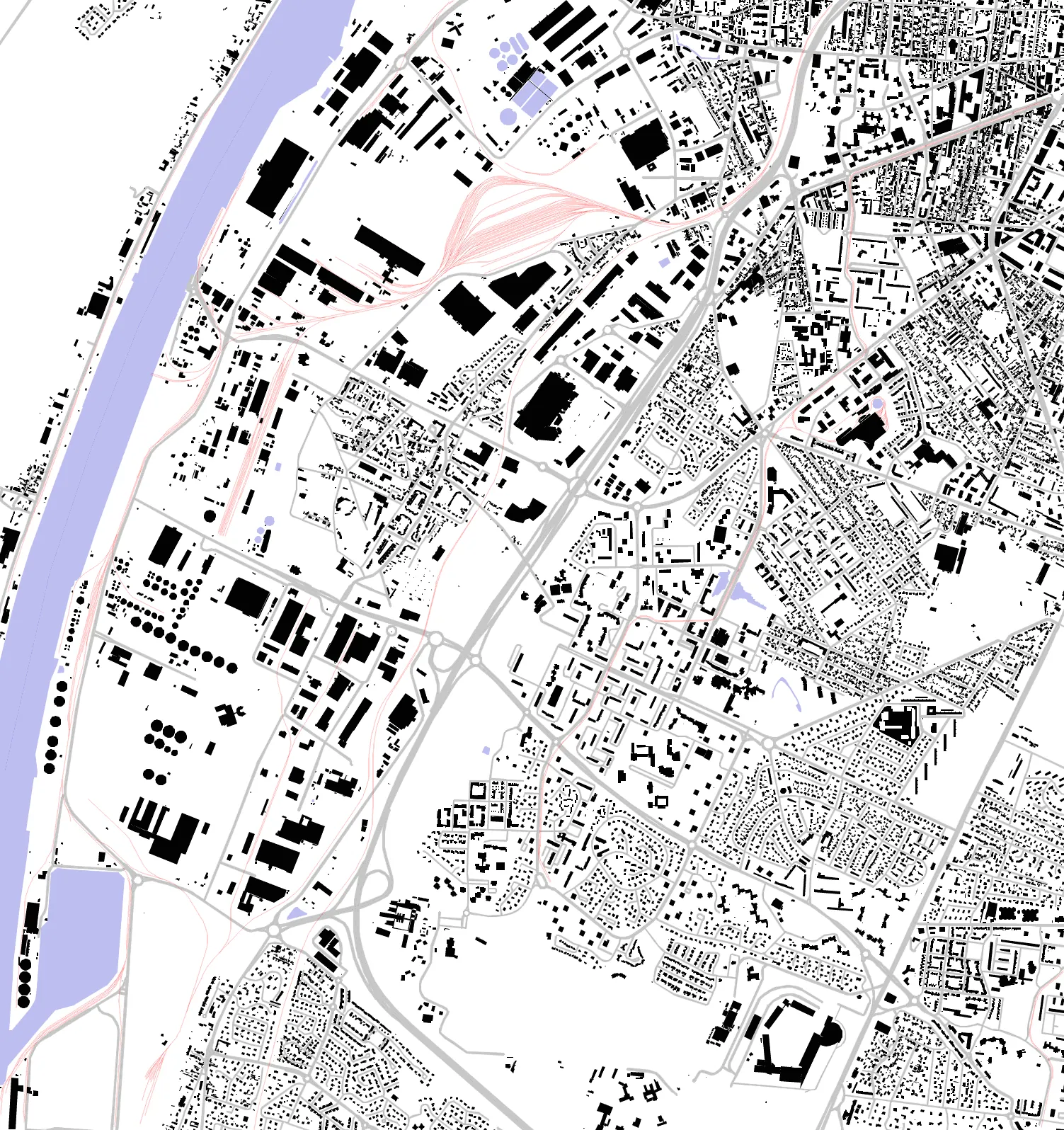 Le Grand-Quevilly plan de masse