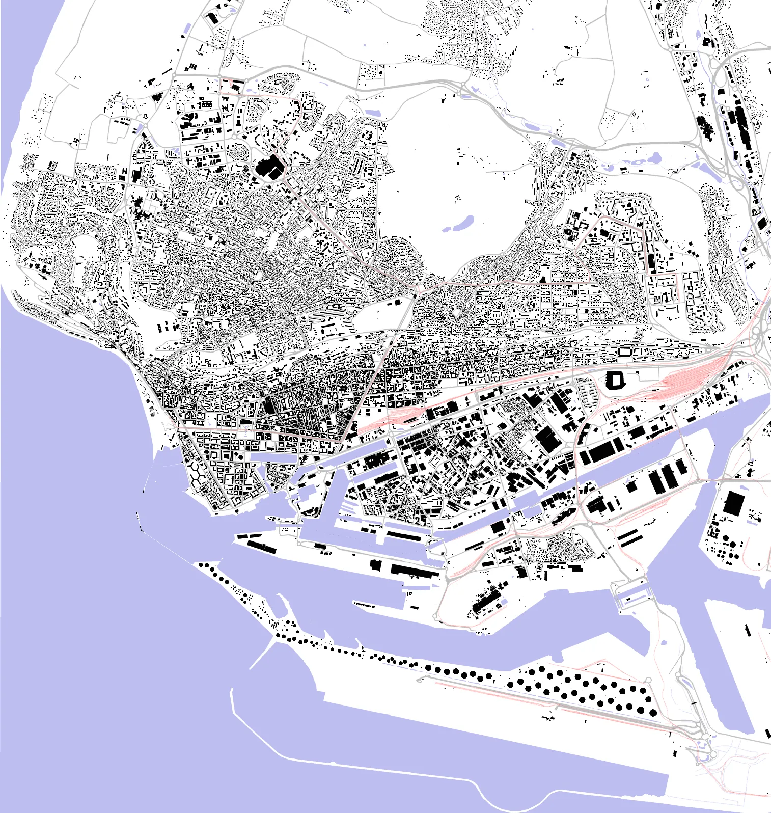 Le Havre Schwarzplan