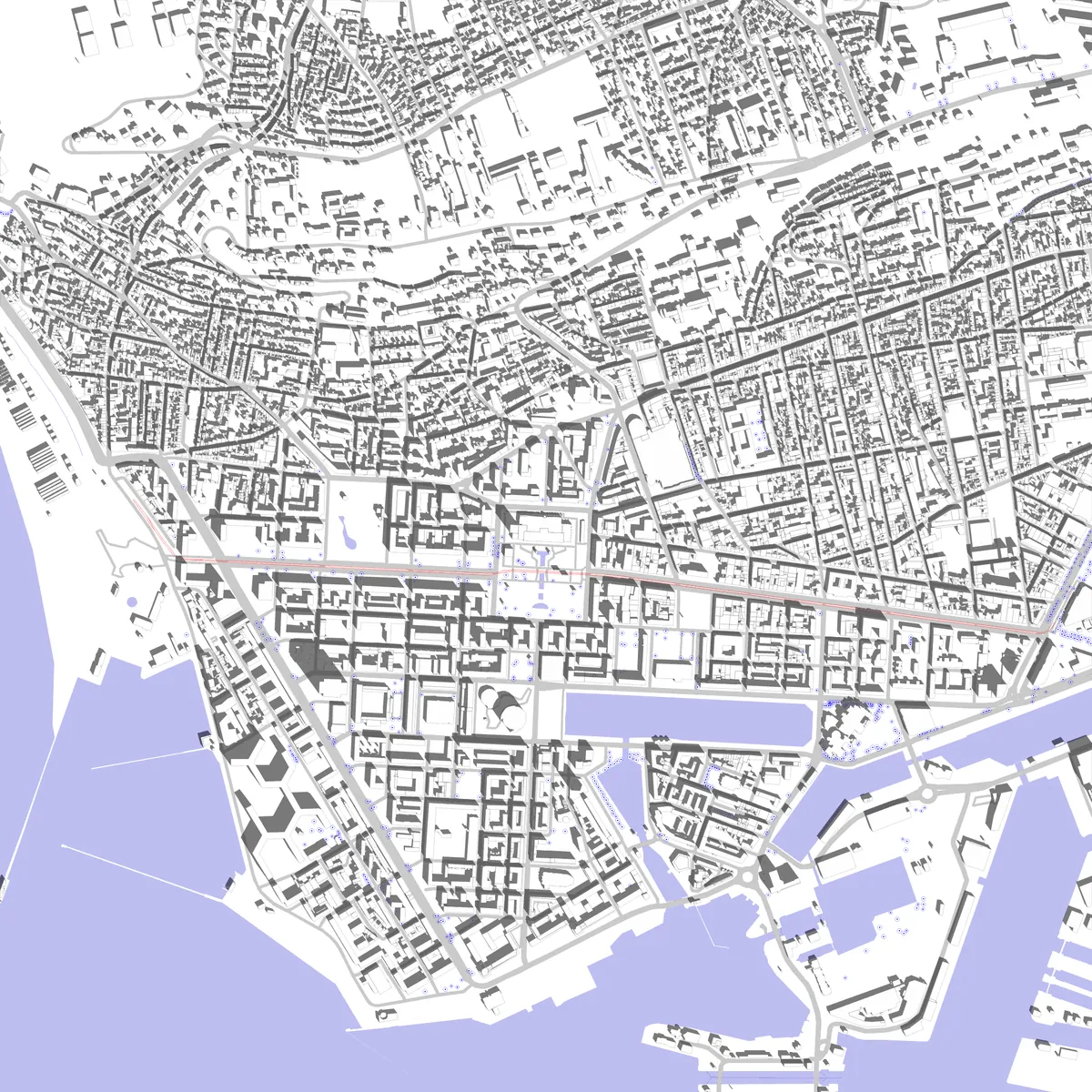 Le Havre Lageplan (2,5 km)