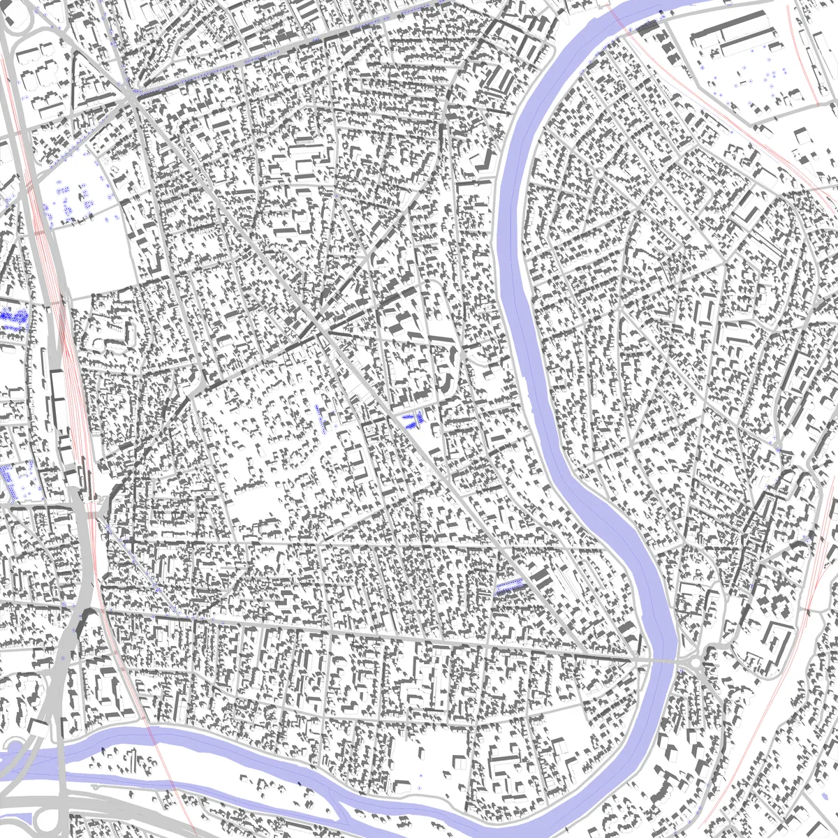Le Perreux-sur-Marne plan de situation (2,5 km)