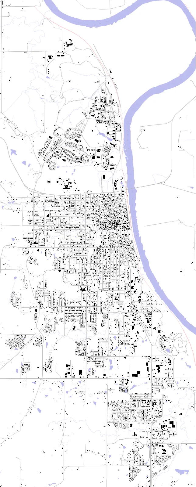 Leavenworth figure ground plan