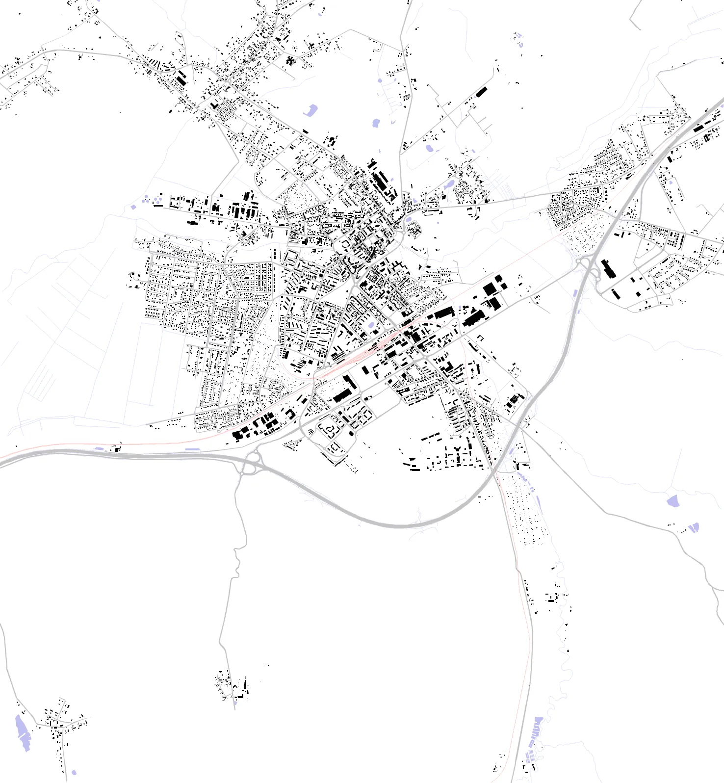 Lębork figure ground plan
