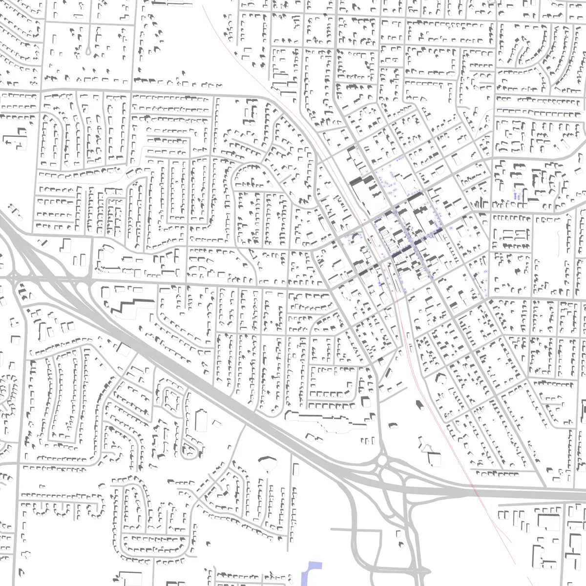 Lee's Summit Lageplan (2,5 km)
