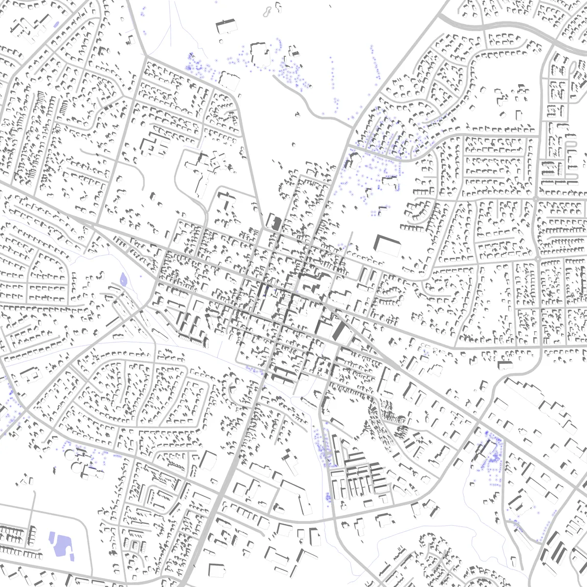 Leesburg site plan (2.5 km)