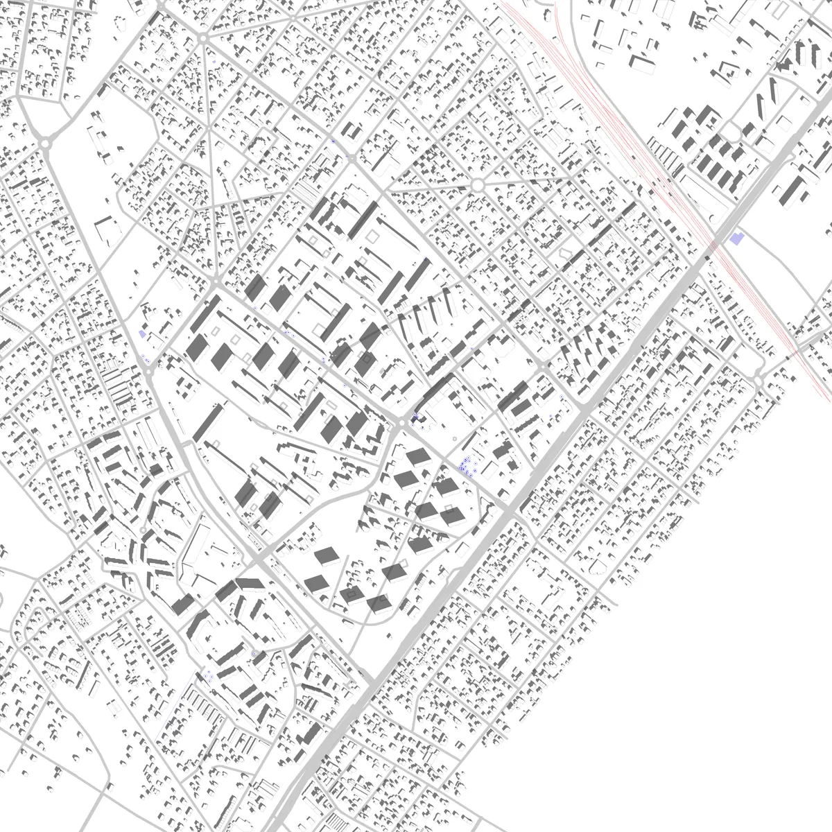 Legionowo Lageplan (2,5 km)
