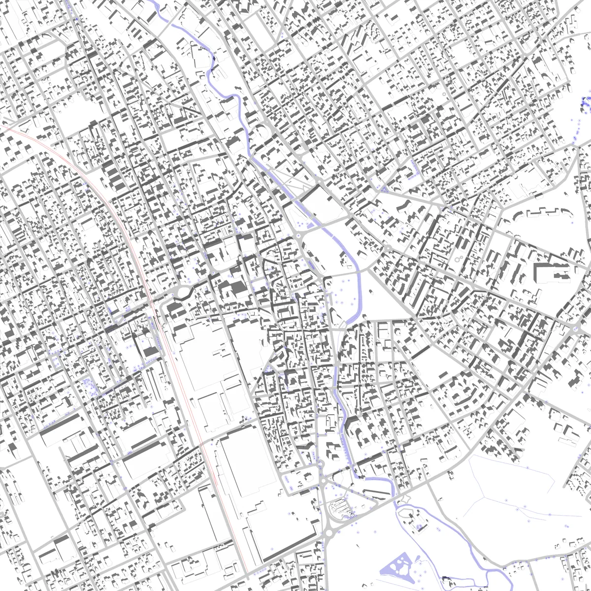 Legnano planimetria di sito (2,5 km)