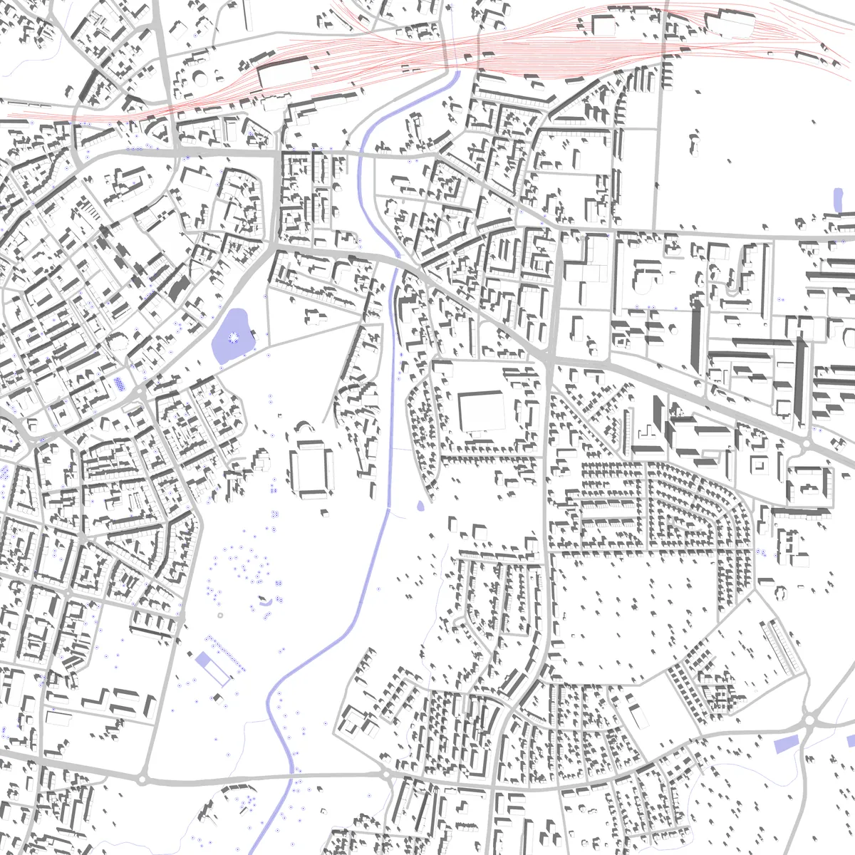 Legnica plan zagospodarowania (2,5 km)