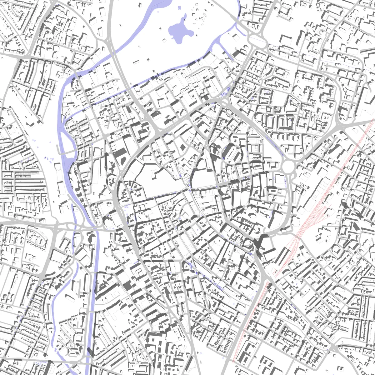 Leicester site plan (2.5 km)