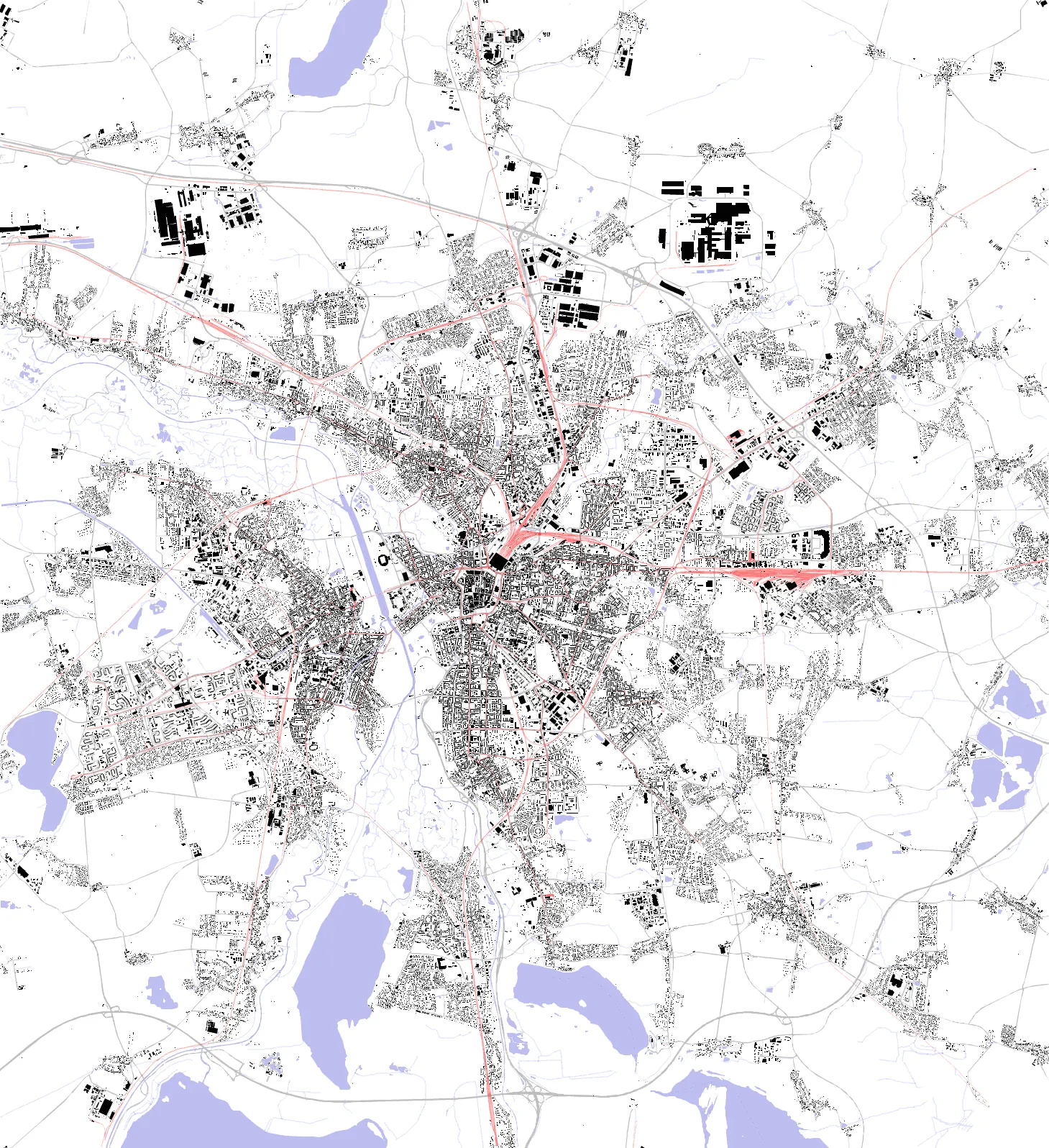 Leipzig Schwarzplan