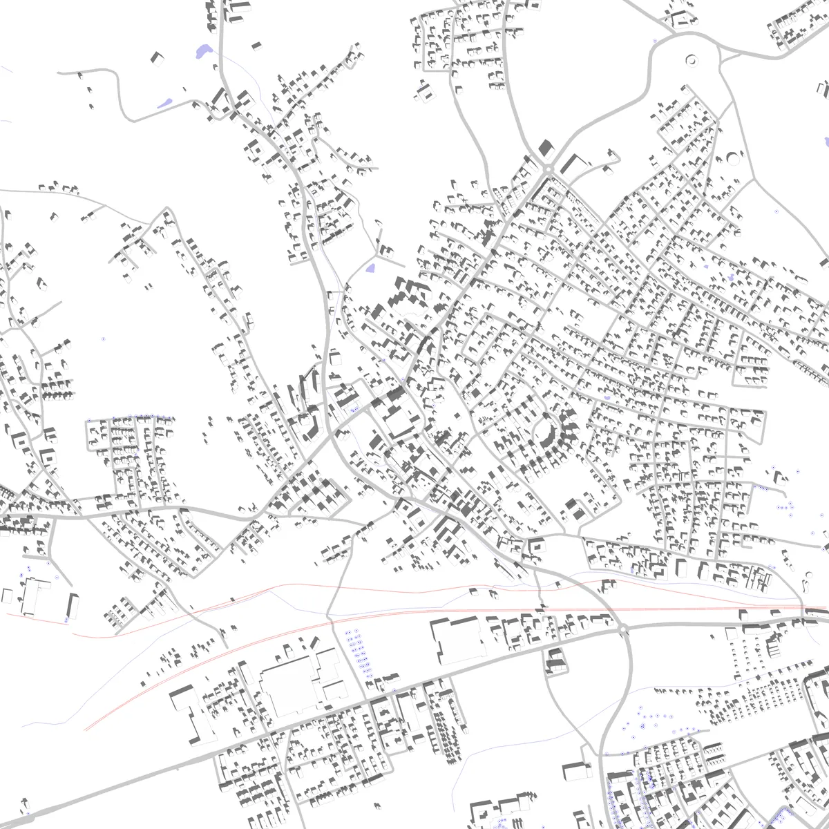 Leonding Lageplan (2,5 km)
