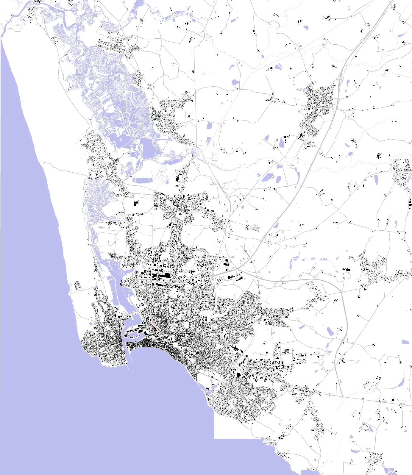 Les Sables-d'Olonne Schwarzplan