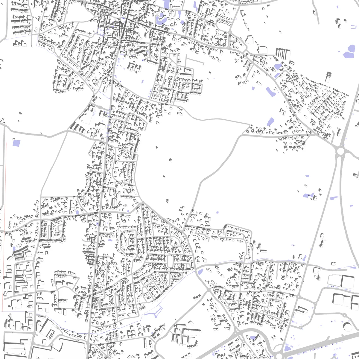 Les Sables-d'Olonne Lageplan (2,5 km)