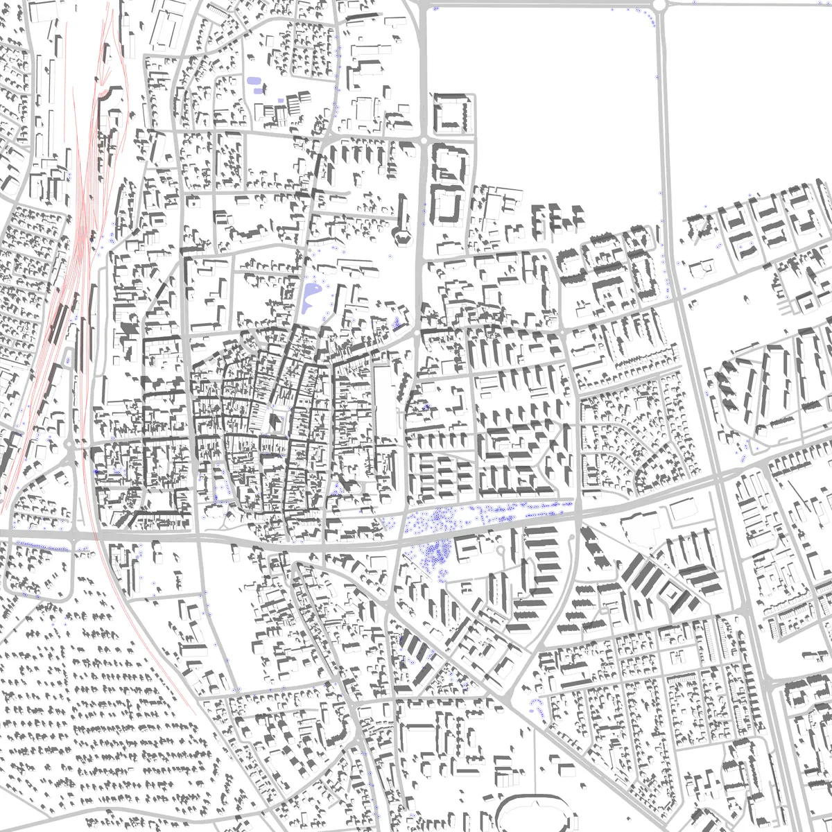 Leszno site plan (2.5 km)