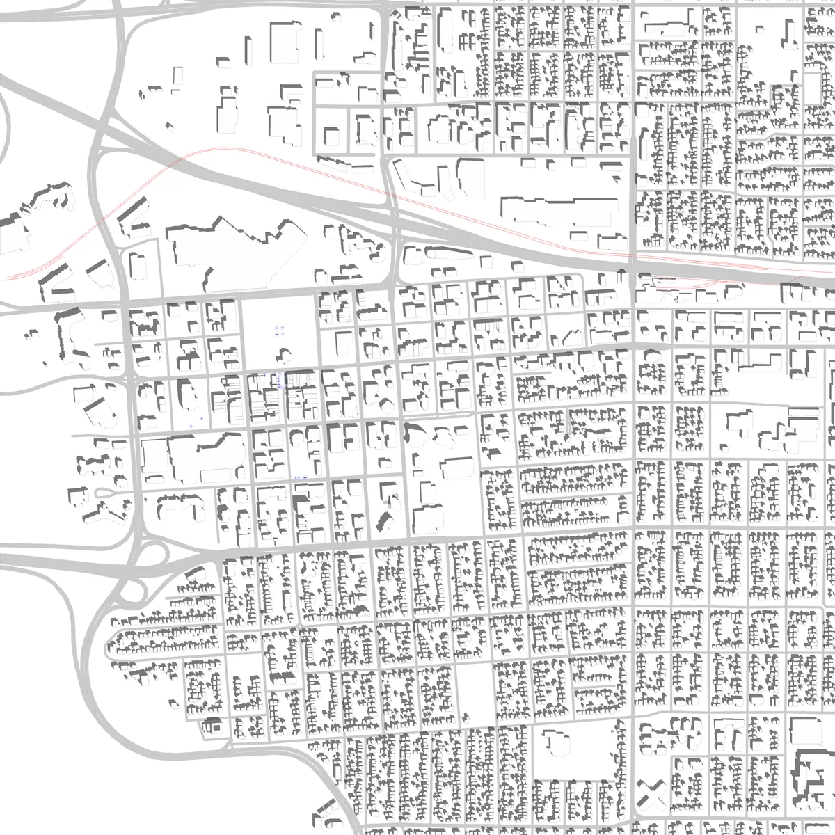 Lethbridge site plan (2.5 km)
