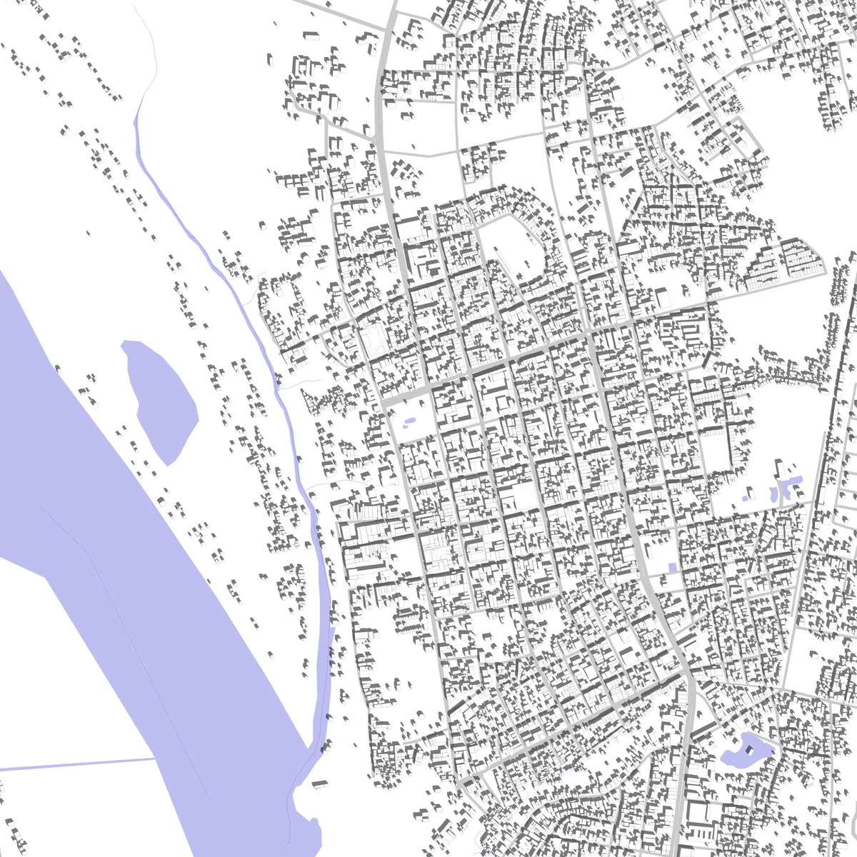 Leticia plano de situación (2,5 km)