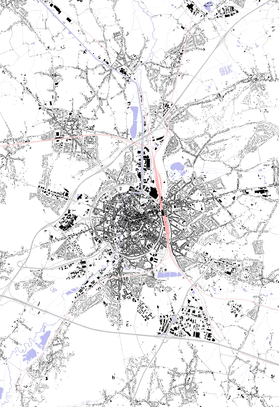 Leuven Schwarzplan
