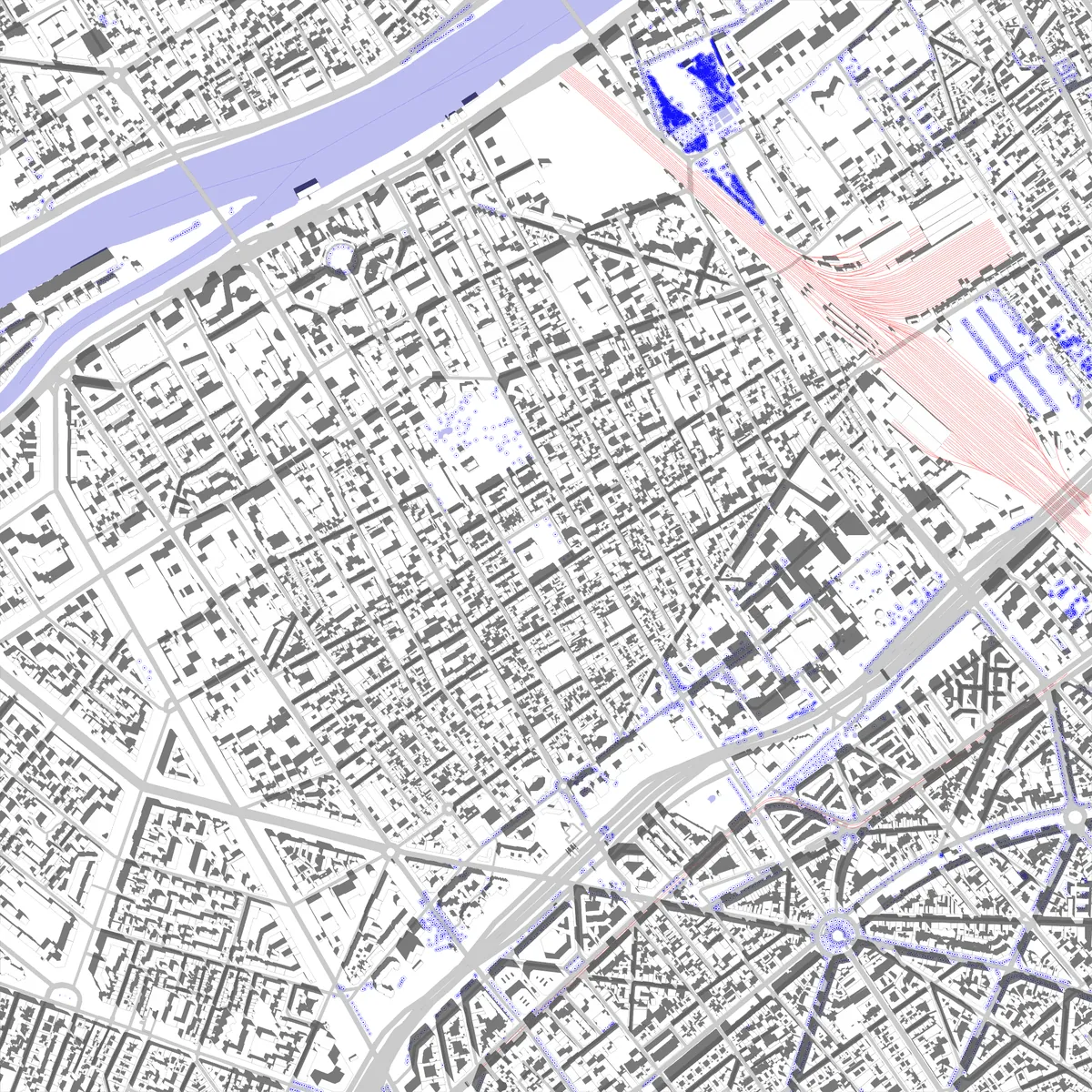 Levallois-Perret Lageplan (2,5 km)