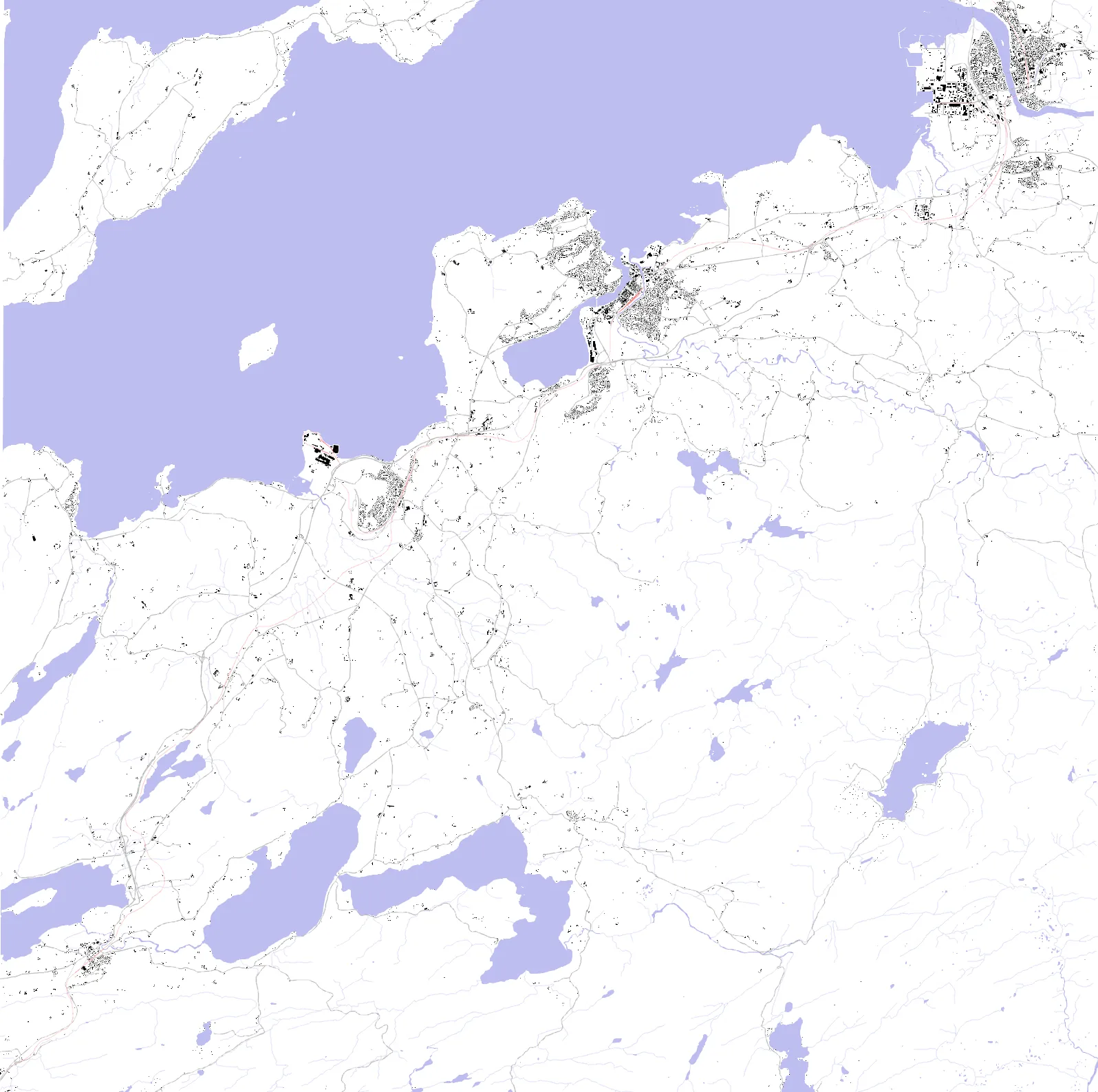 Levanger figure ground plan