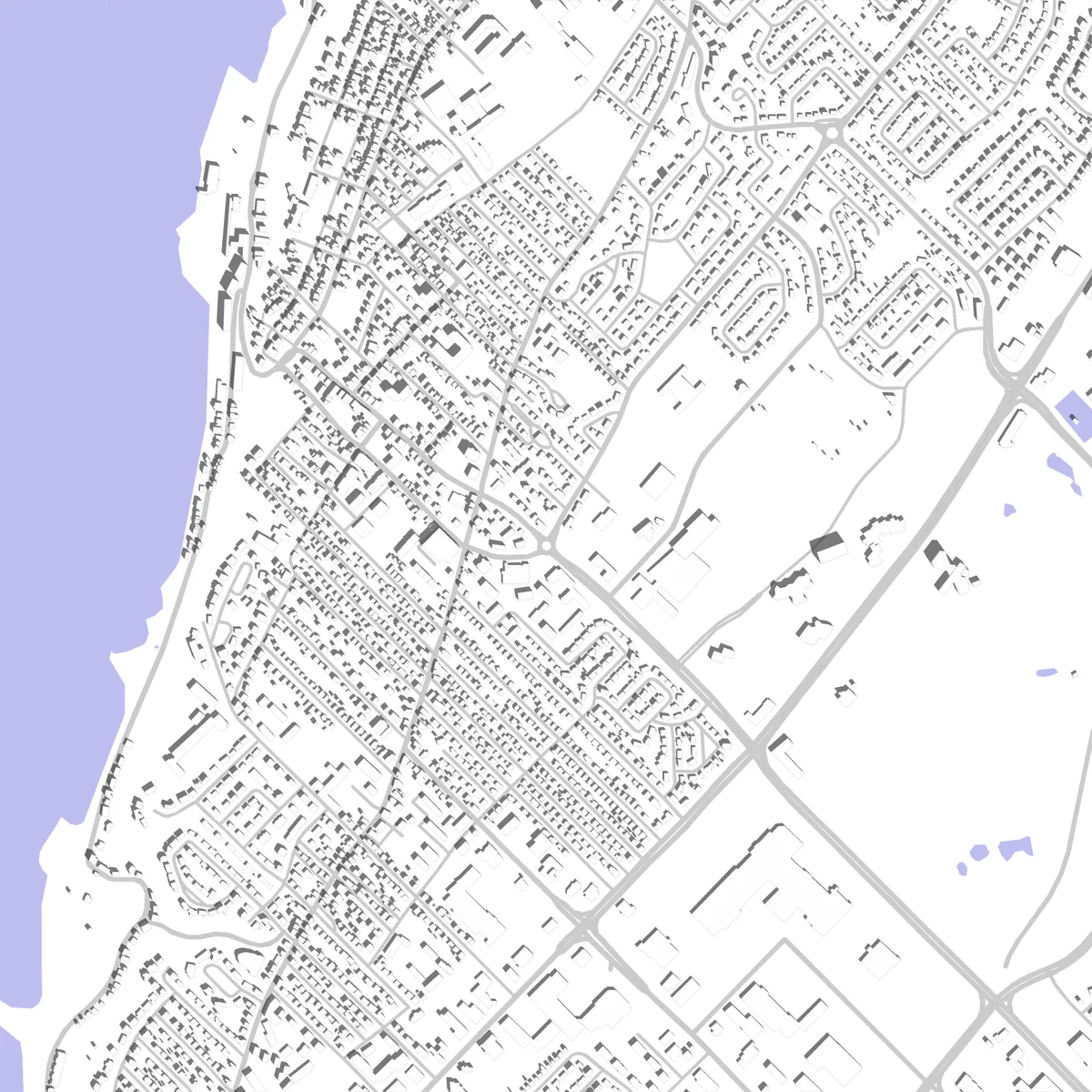 Lévis site plan (2.5 km)