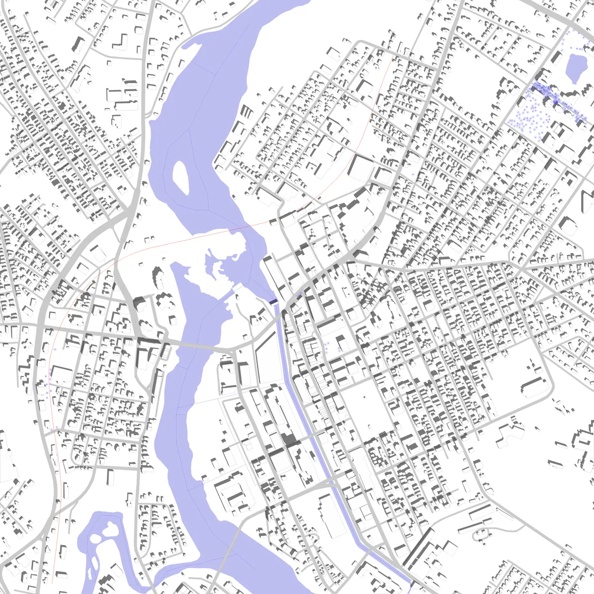 Lewiston site plan (2.5 km)