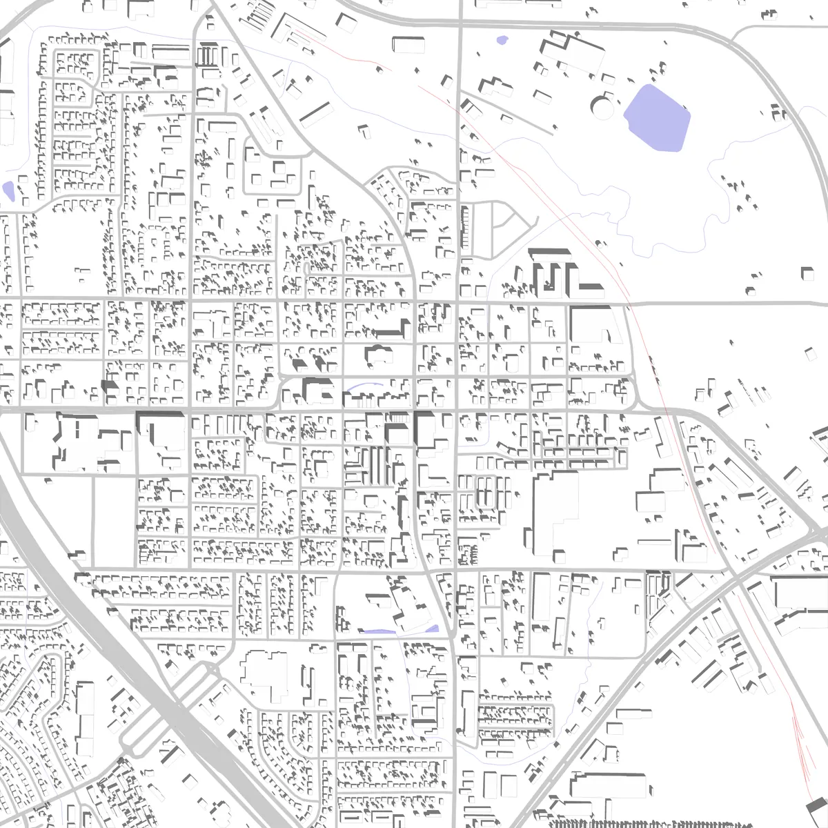 Lewisville site plan (2.5 km)
