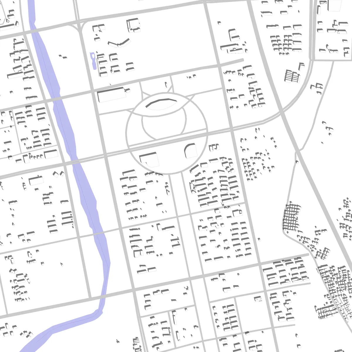 Lianyungang Lageplan (2,5 km)