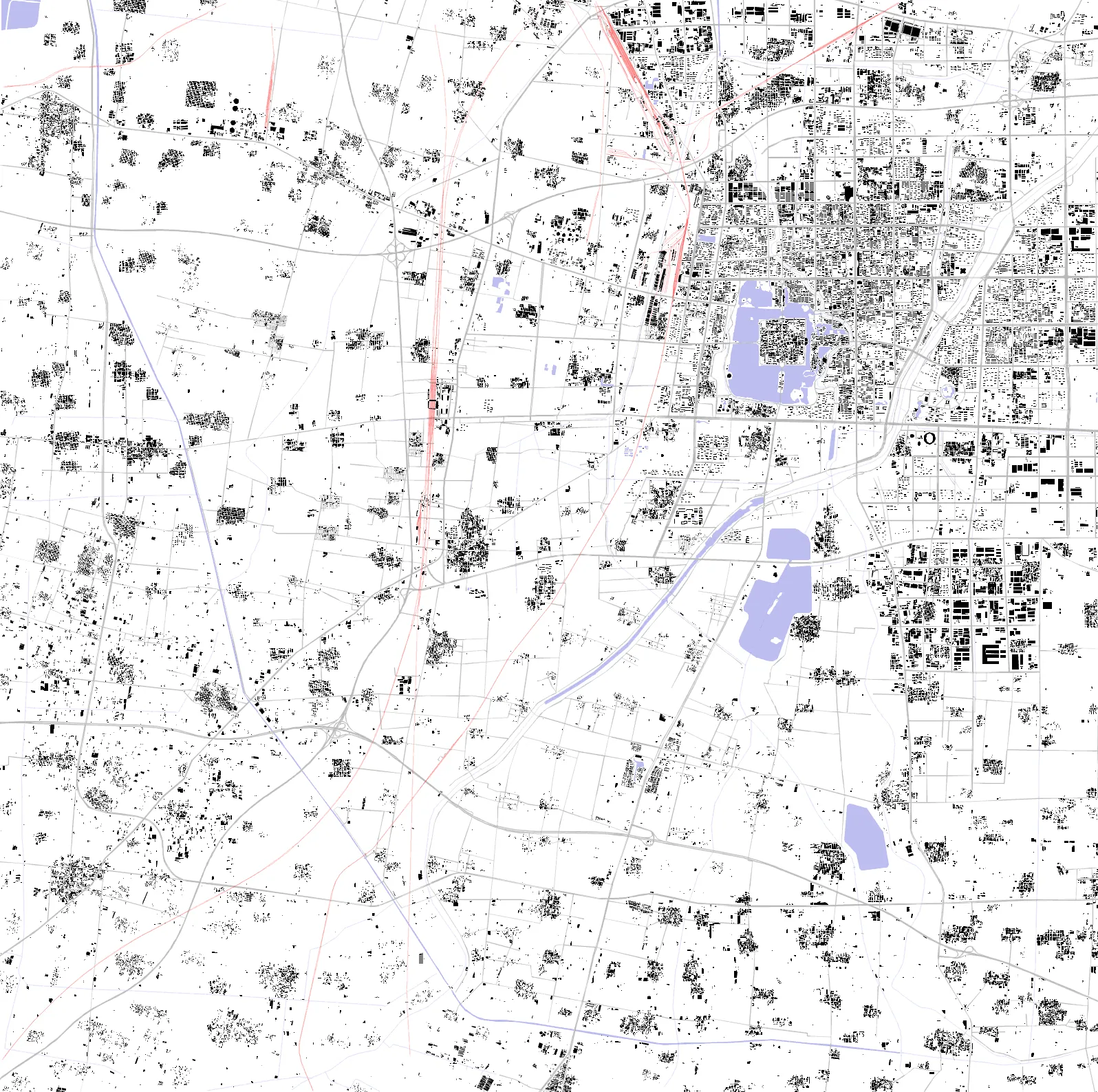 Liaocheng figure ground plan
