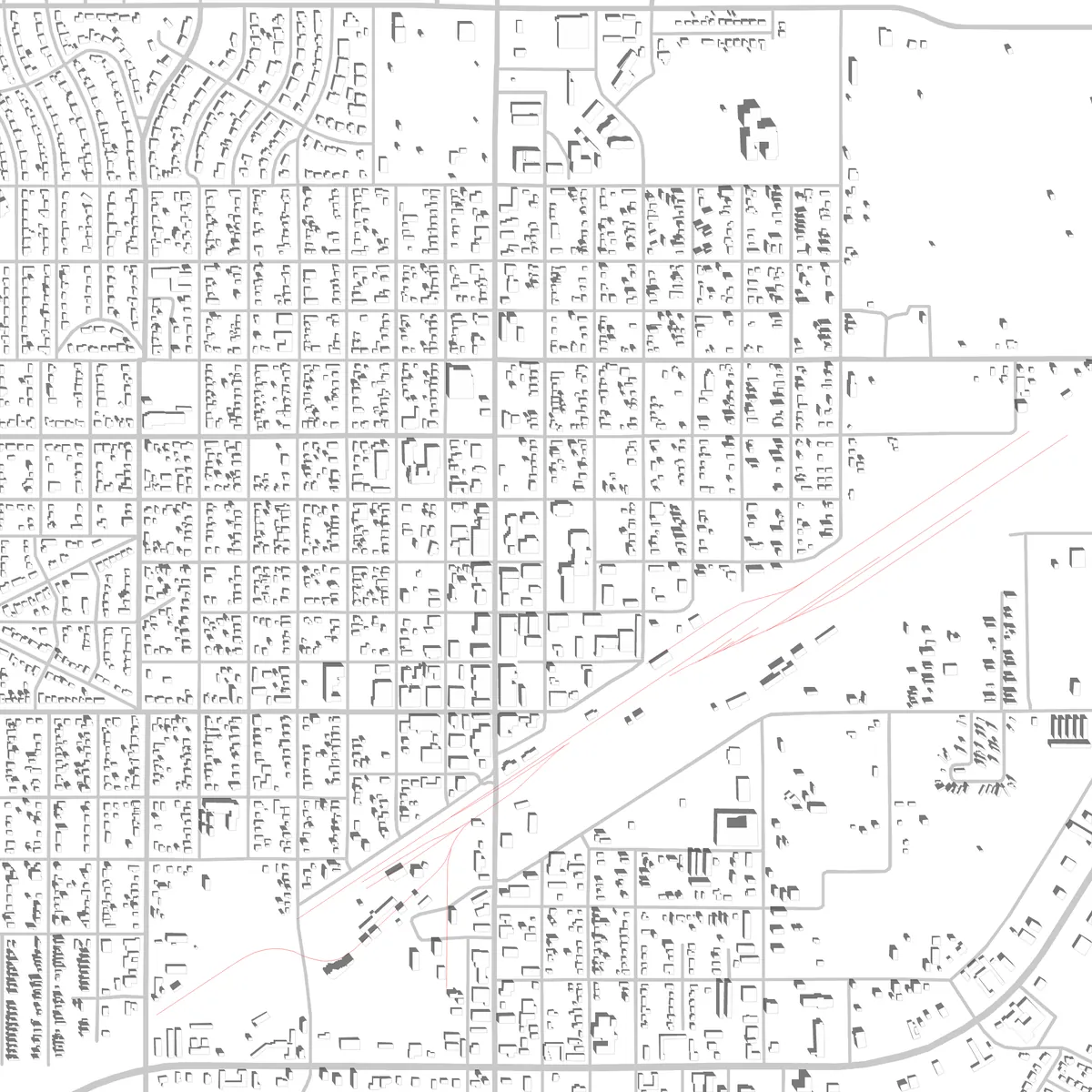 Liberal site plan (2.5 km)