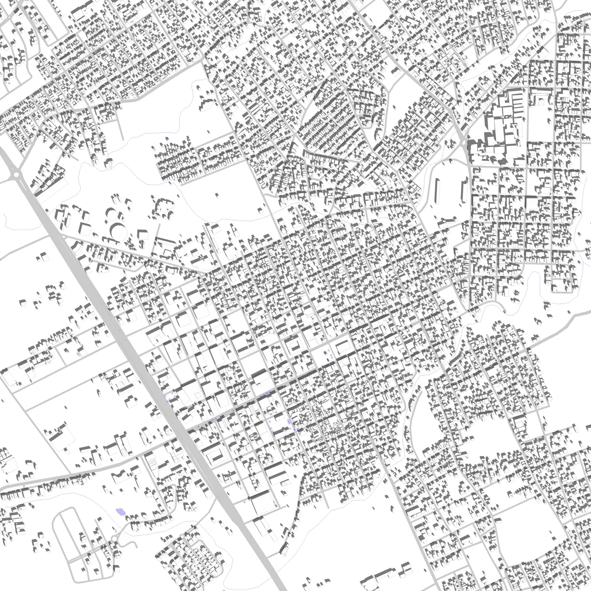 Liberia plano de situación (2,5 km)