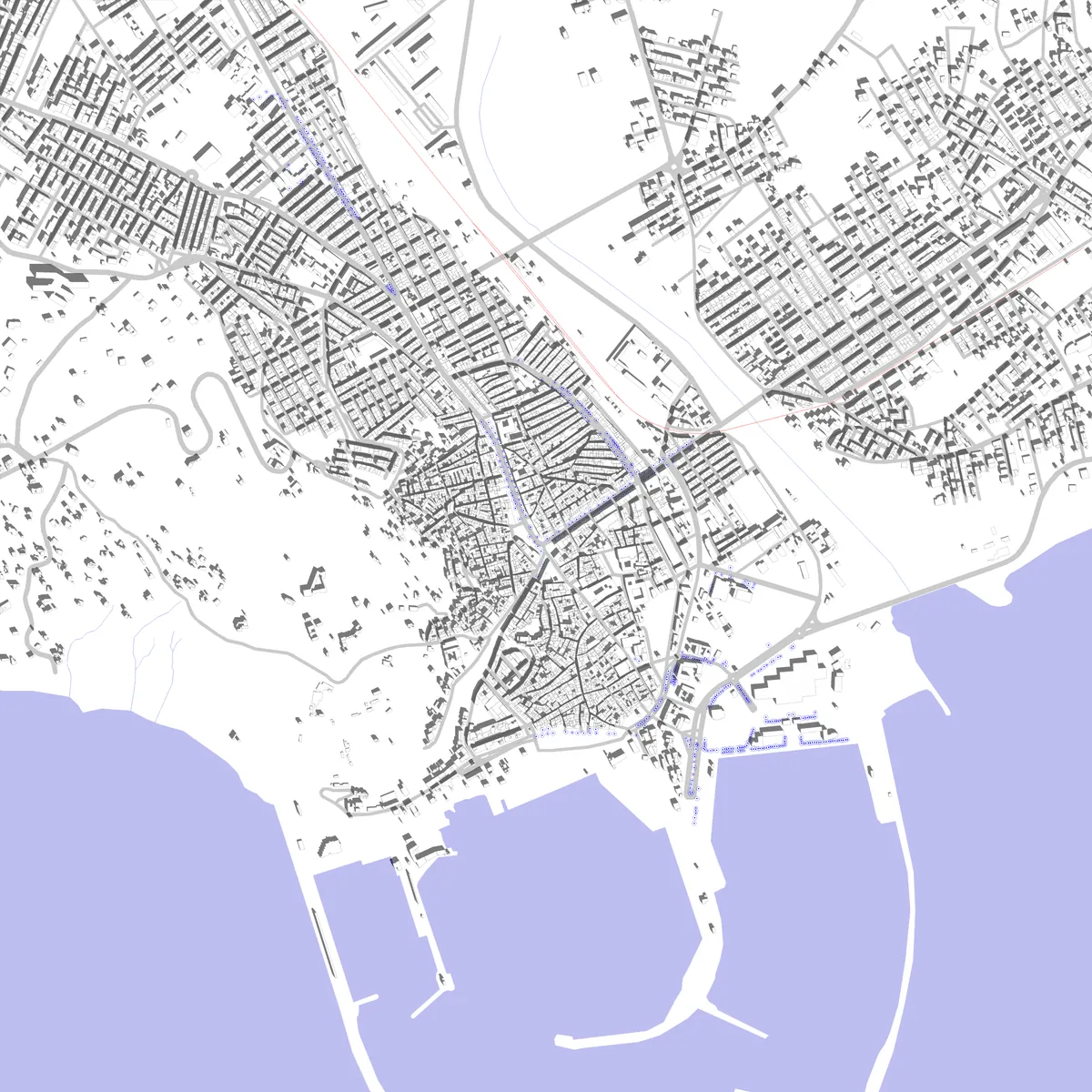 Licata Lageplan (2,5 km)