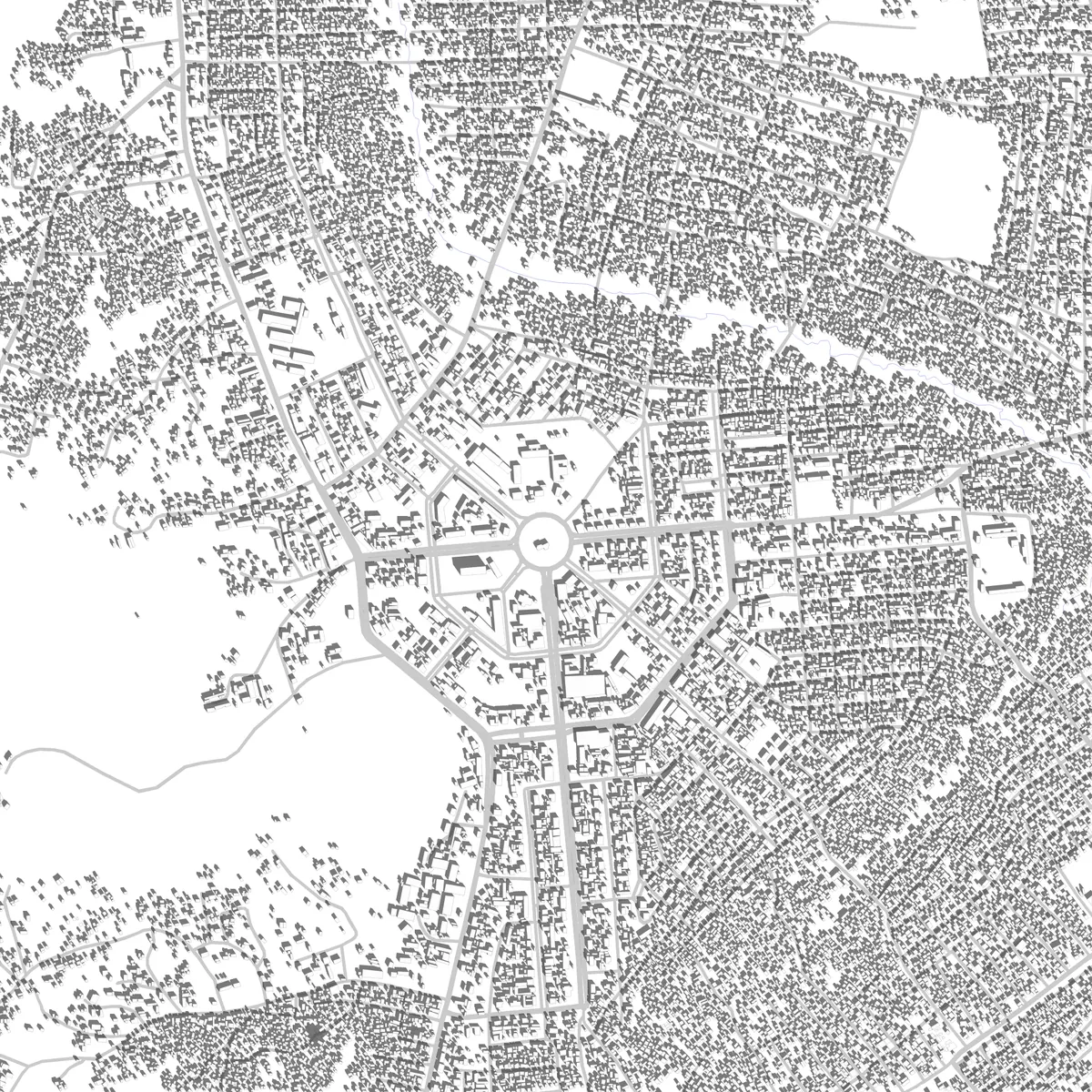 Lichinga planta de localização (2,5 km)