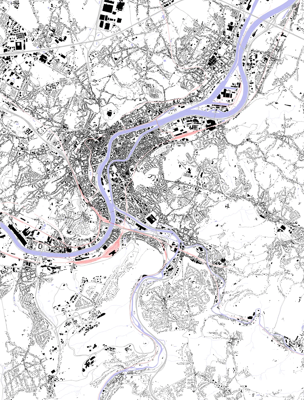 Liège figure ground plan