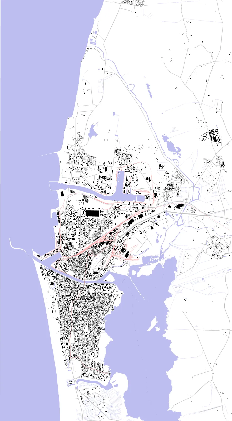 Liepāja figure ground plan