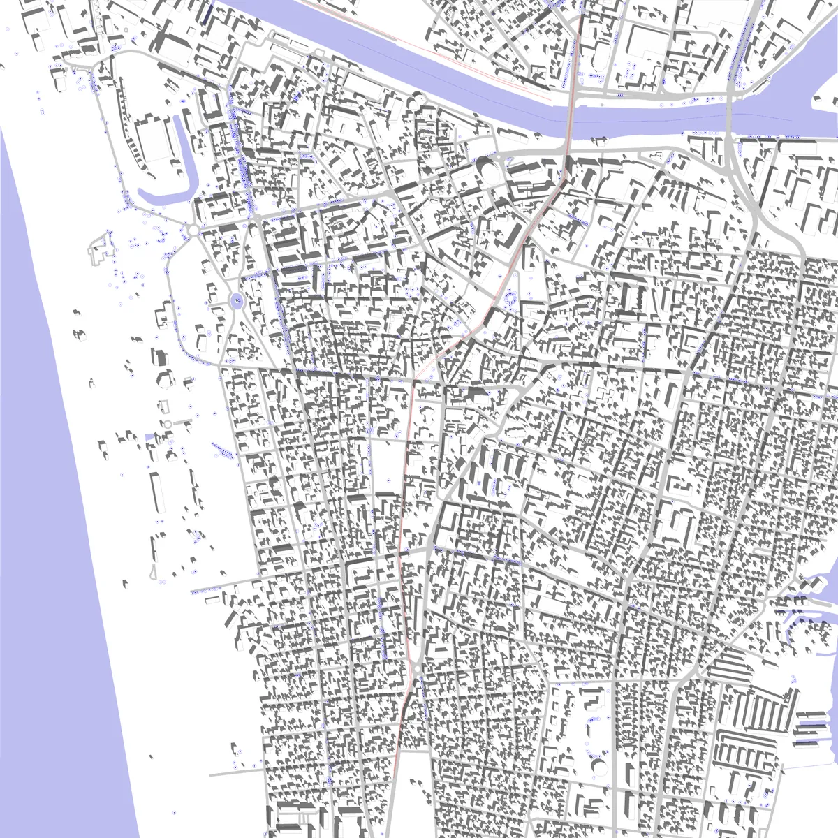 Liepāja Lageplan (2,5 km)