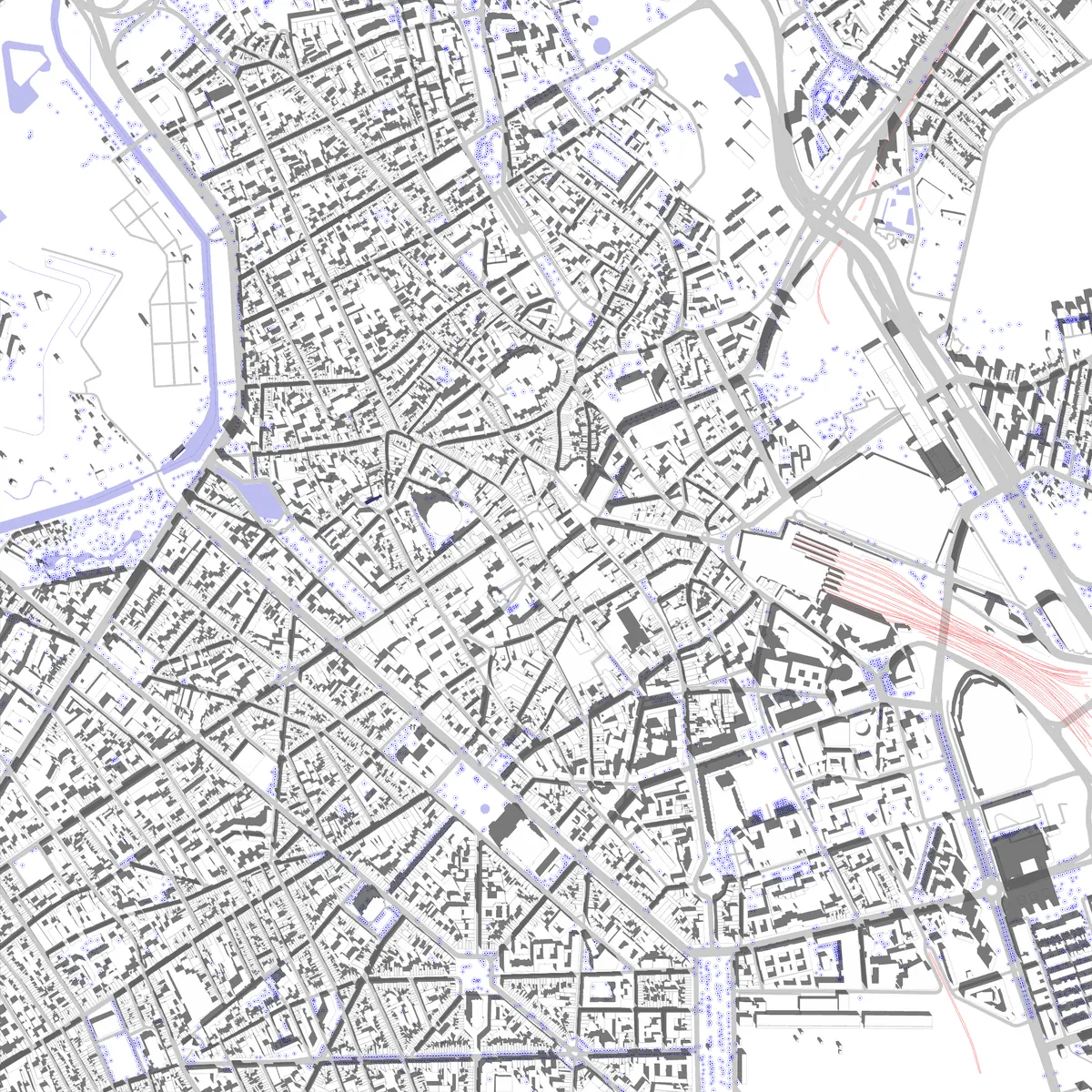Lille Lageplan (2,5 km)
