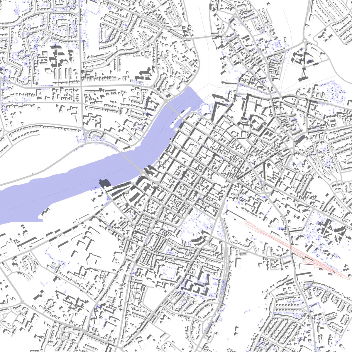 Limerick Lageplan (2,5 km)