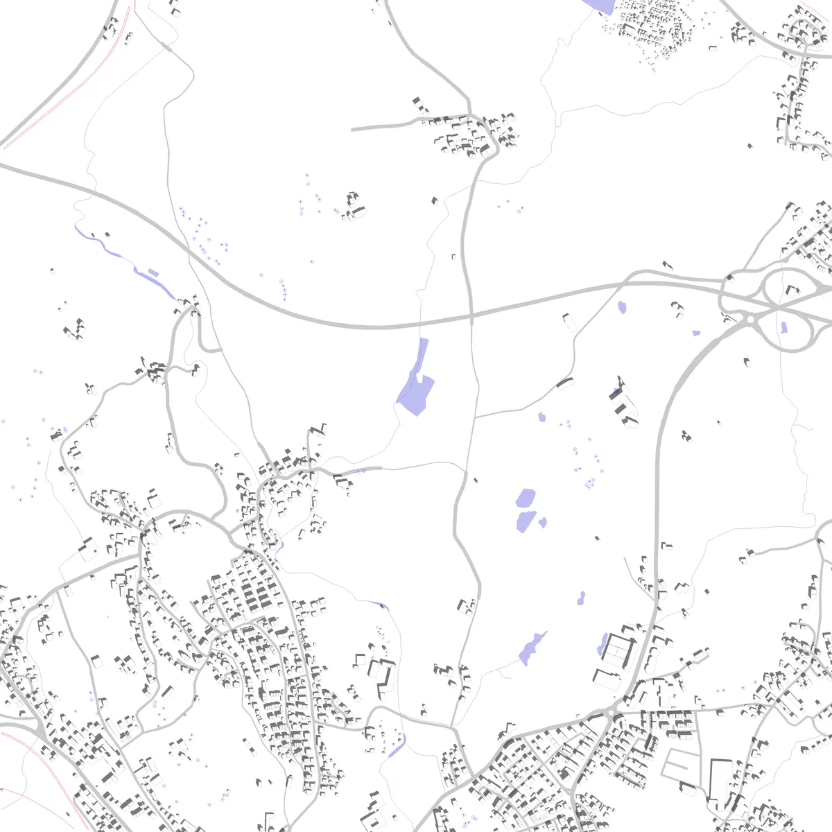 Lindau Lageplan (2,5 km)