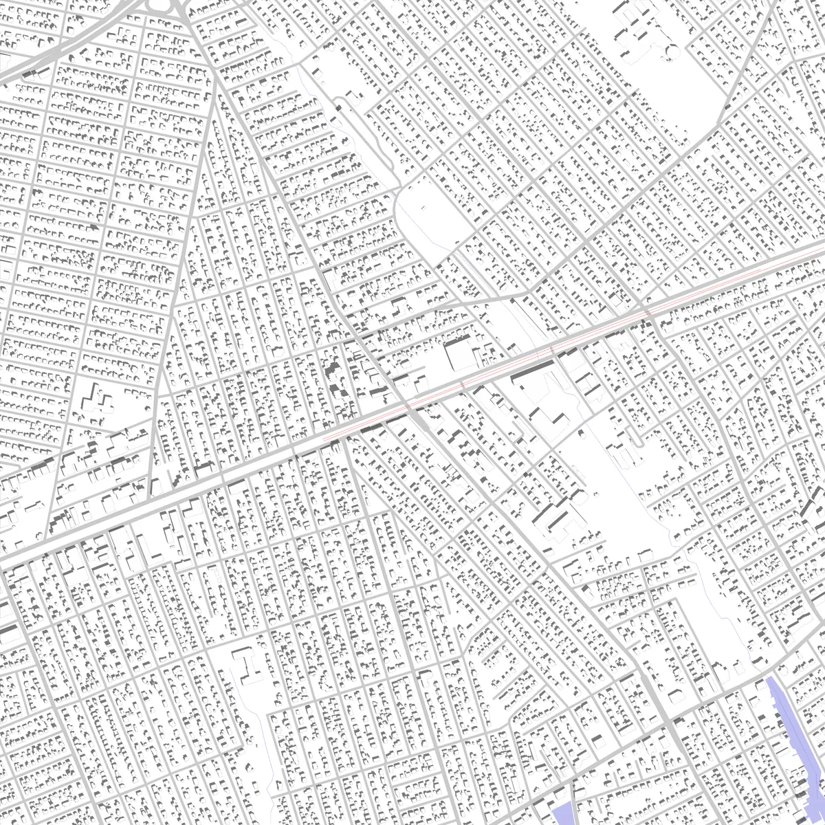 Lindenhurst Lageplan (2,5 km)