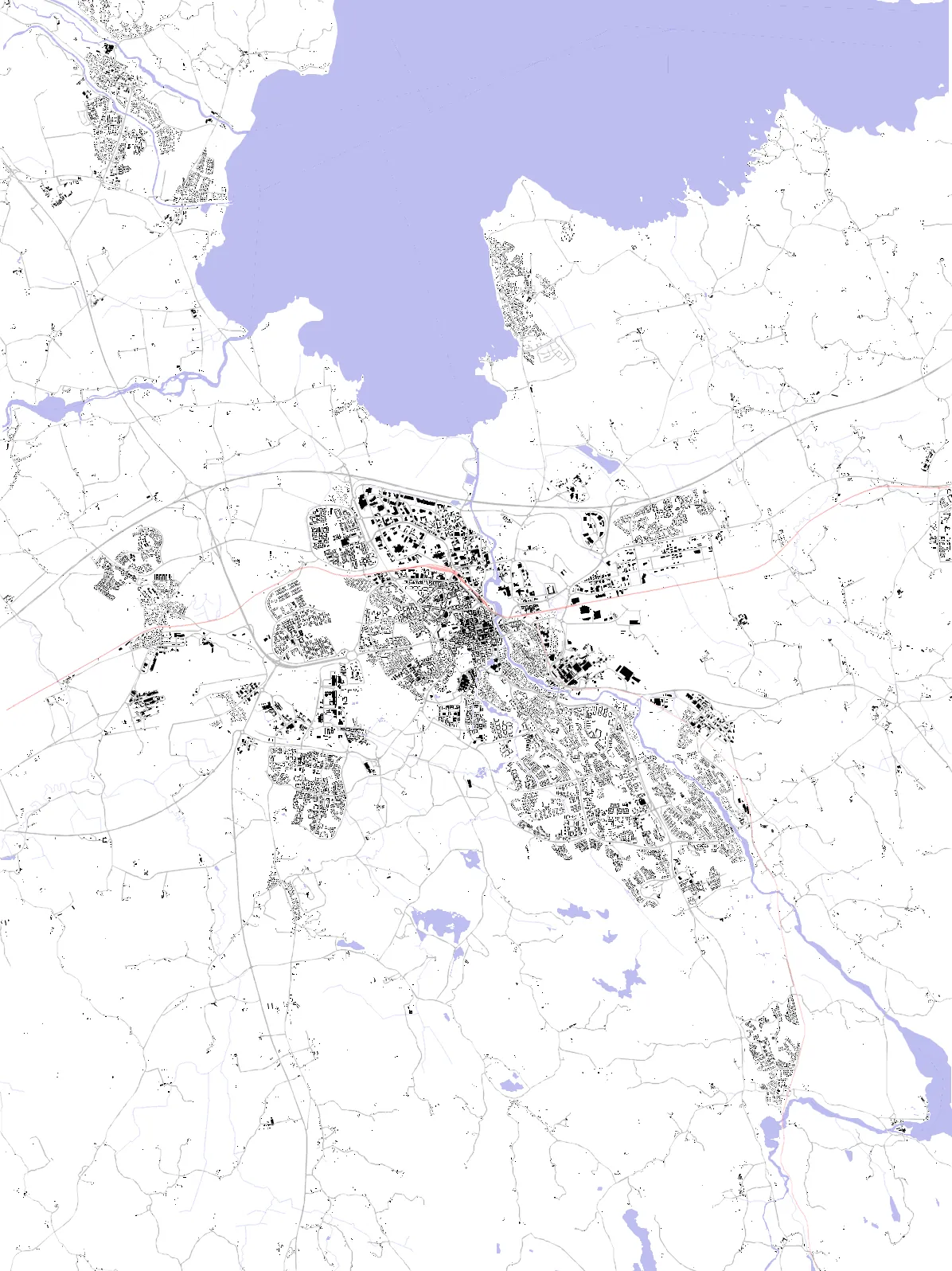 Linköping figure ground plan