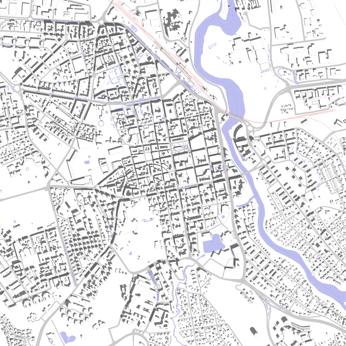 Linköping site plan (2.5 km)