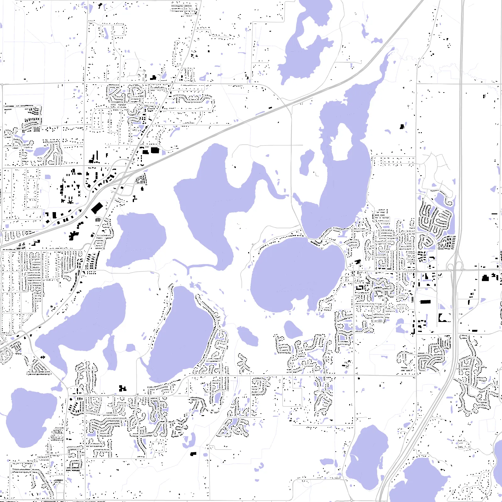 Lino Lakes figure ground plan