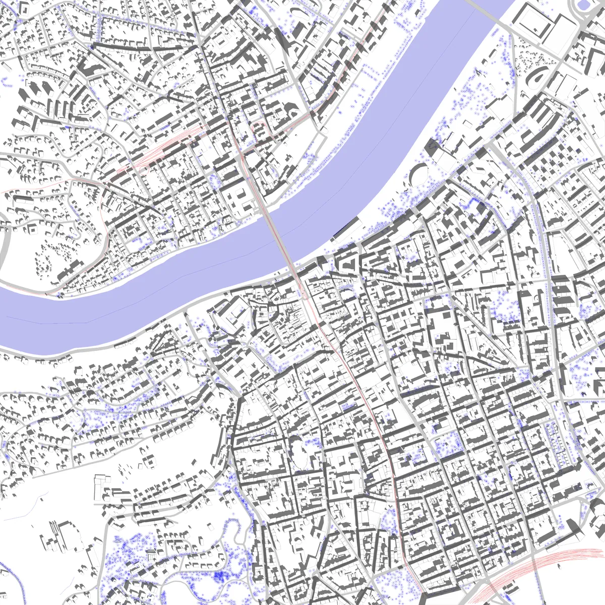 Linz Lageplan (2,5 km)